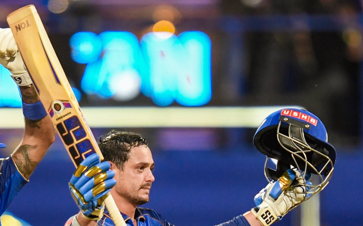 'Nothing seems to faze him': Finch lauds De Kock’s calmness after century against PBKS