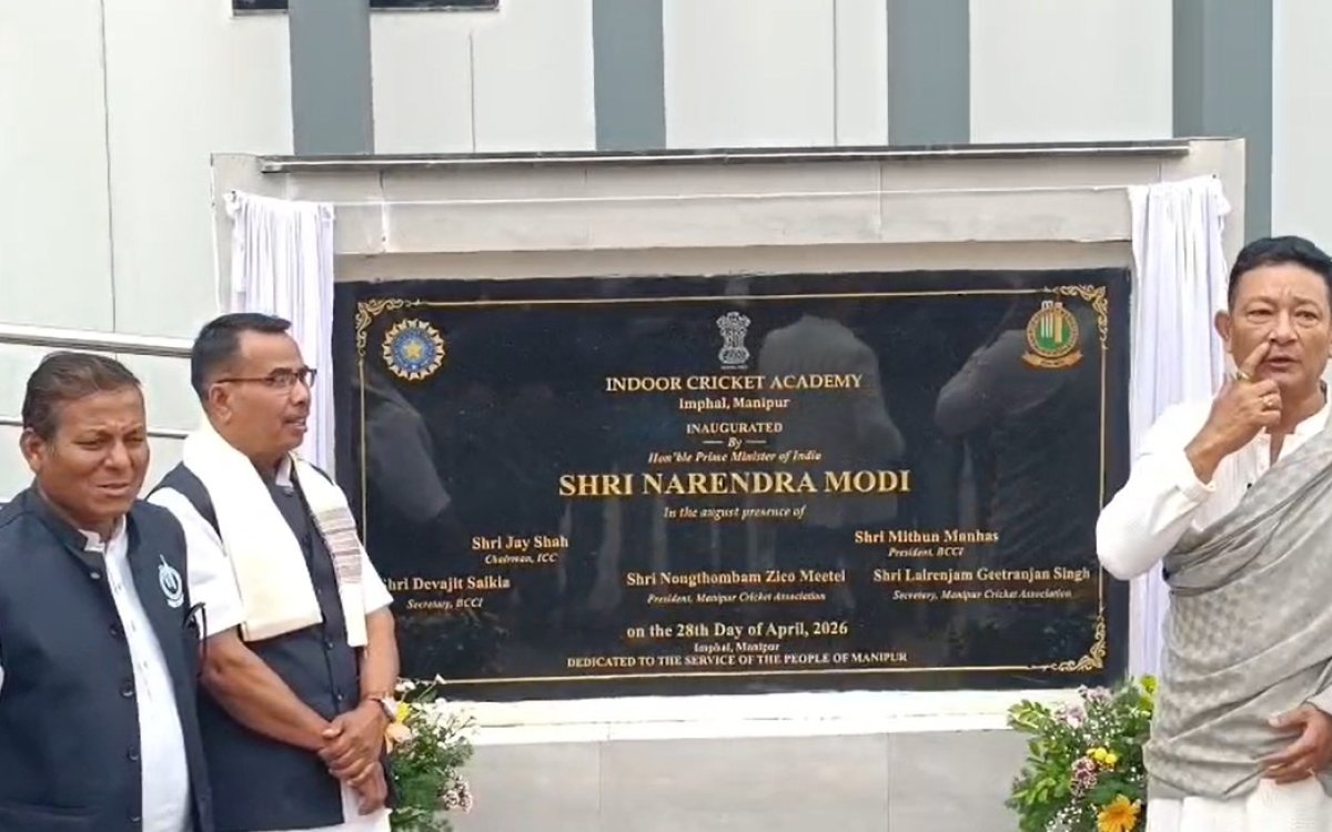 PM Modi virtually inaugurates indoor cricket academies in Manipur, Arunachal