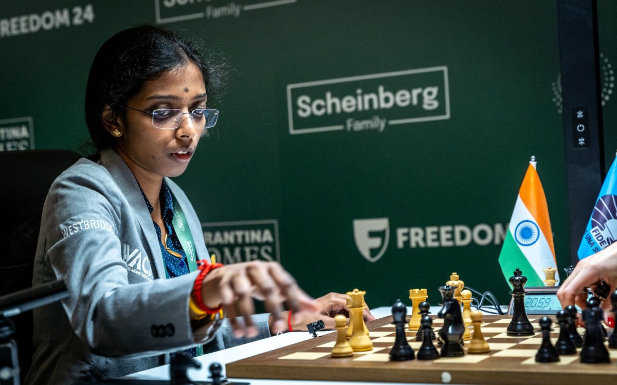 R Vaishali wins FIDE Women's Candidates, to face Ju Wenjun for World Championship title