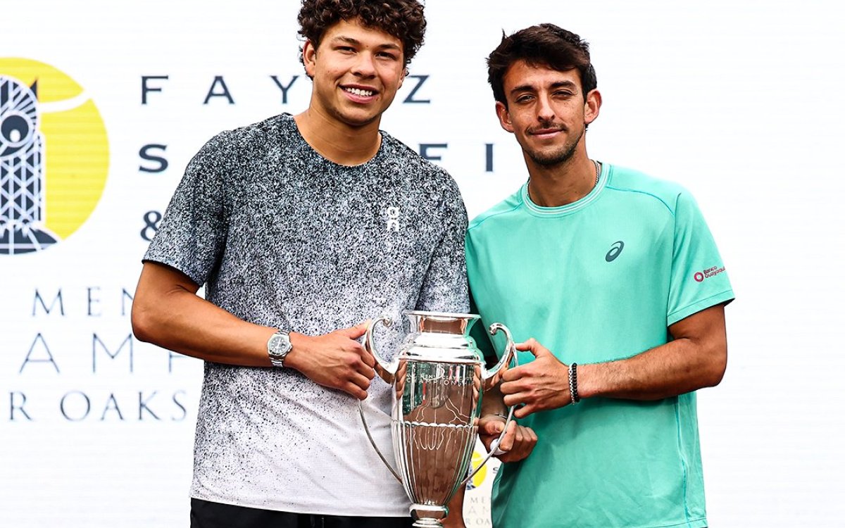 Shelton and Andrade win first doubles title in Houston