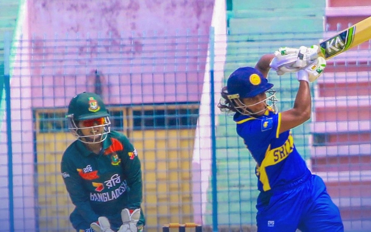 Skipper Athapaththu's all-round show help Sri Lanka-W level series against Bangladesh