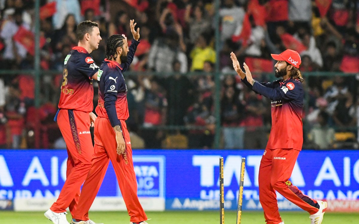 'Slow wicket helped us stick to basics,' says Hazlewood on RCB's bowling display vs LSG