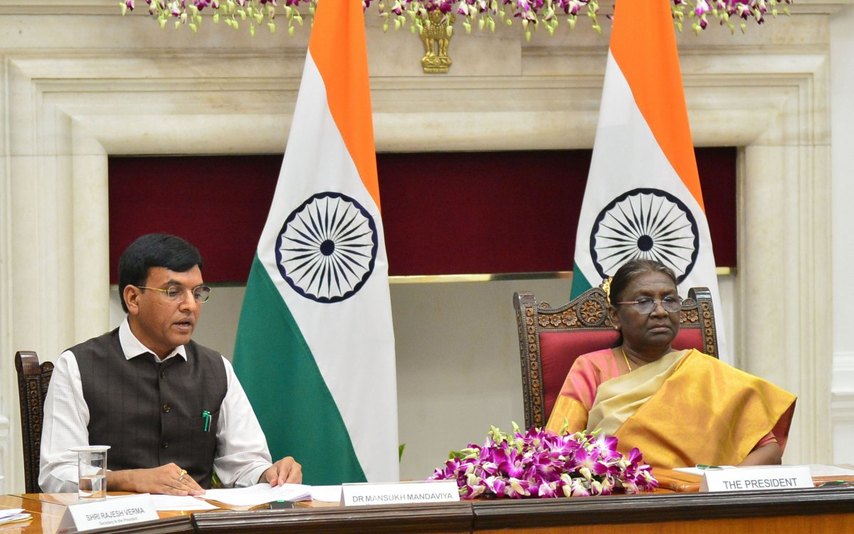 Sports Min Mandaviya shares Prez Droupadi Murmu's vision to turn tribal talent into global sporting