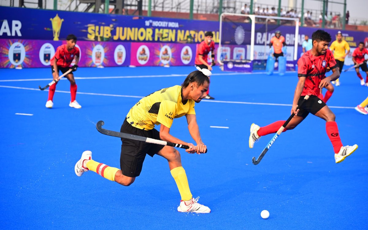 Sub-jr Men's National Hockey: MP and UP win semifinals, to meet in final