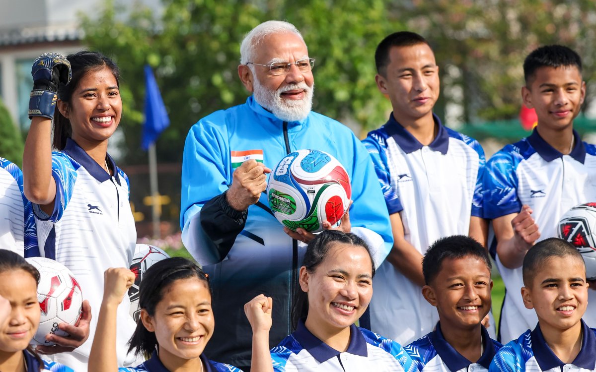 "Unforgettable experience", Sikkim footballers share joy of playing friendly match with PM Modi