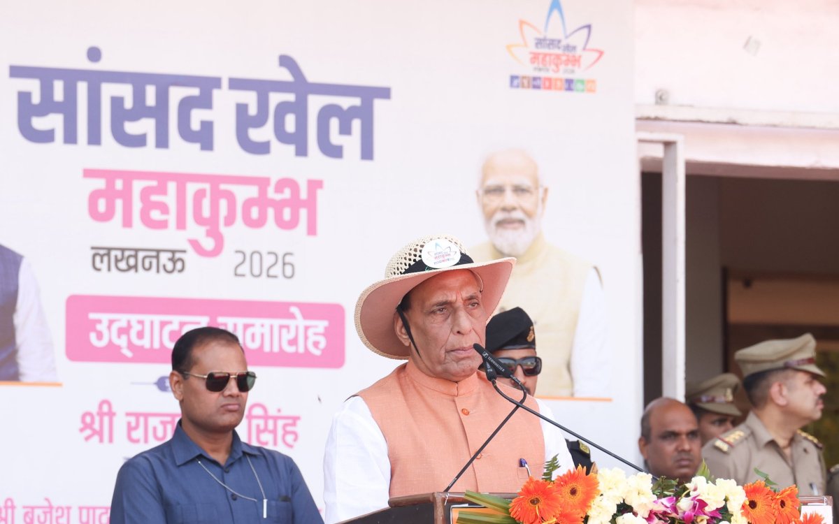 Women participation increasing in sports: Rajnath Singh