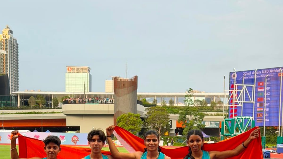 Asian U20 Athletics C'ships: India finish second overall as women’s 4x400m relay strikes gold in sty