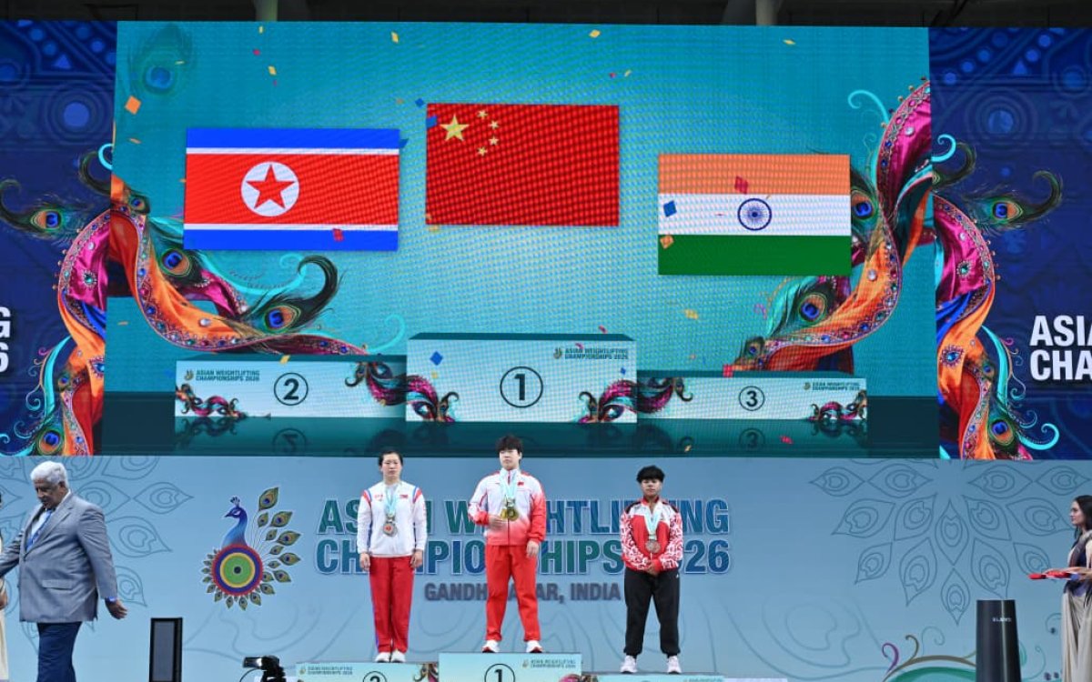 Asian Weightlifting Championships 2026: India finishes third in women’s, fifth in men’s team ranking