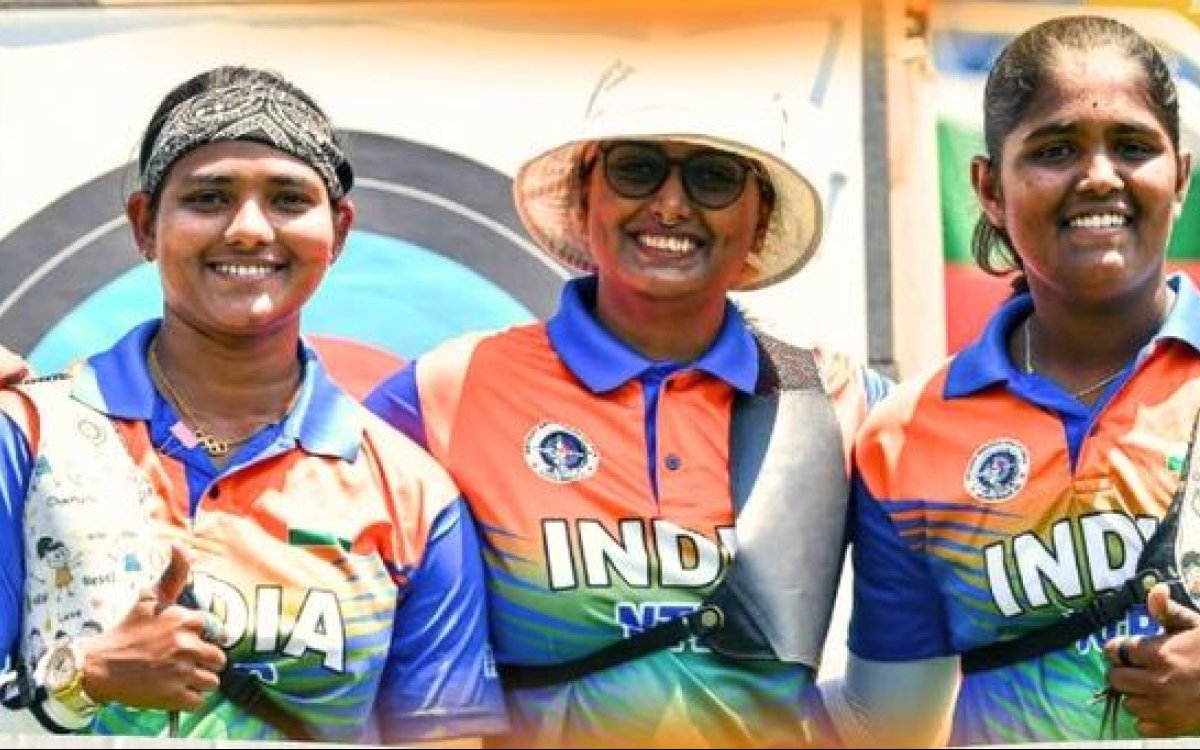 ‘Golden Grit, Fearless Spirit’: Mandaviya hails Indian women’s recurve team after World Cup gold in