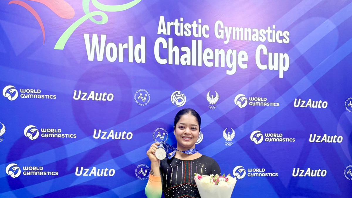 Gymnast Pranati Nayak reveals how her coach motivated her to Tashkent World Challenge Cup silver aft