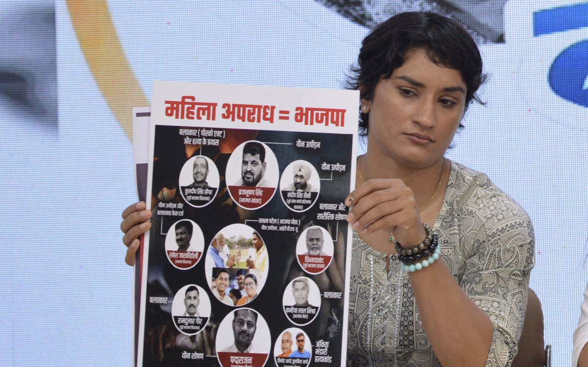 I am one of the six victims who filed sexual harassment complaint against Brij Bhushan: Vinesh Phoga