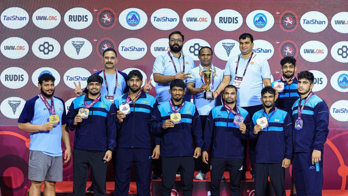 India crowned Freestyle team champions at U23 Asian Wrestling; bag historic 27-medal haul