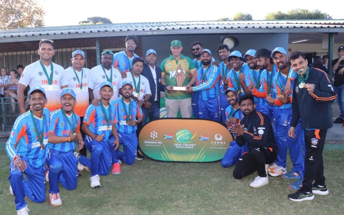 Indian Deaf cricket team sweep South Africa 3-0 in T20Is, 2-0 in ODIs