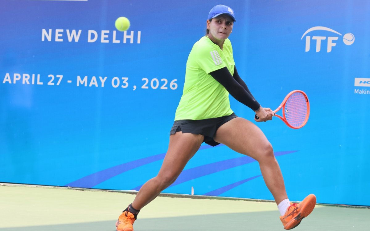 India’s Shruti Ahlawat emerges champion in singles final of ITF W15