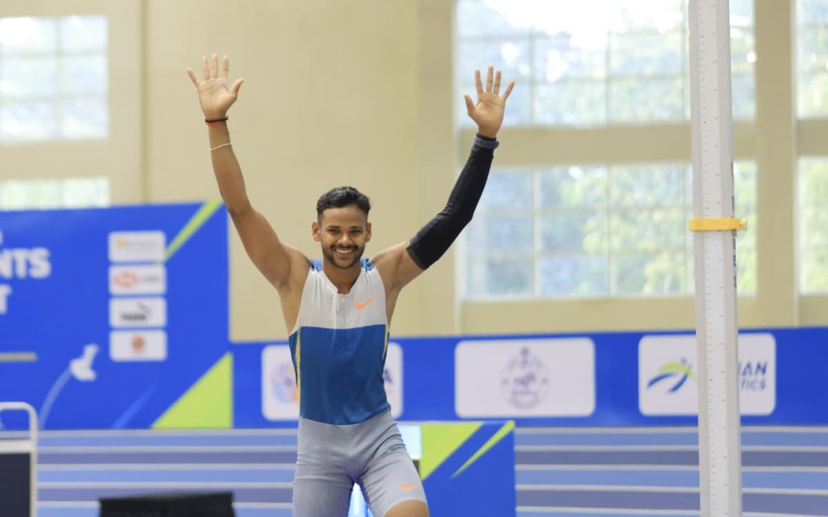 Indoor Open Combined Events: Kuldeep Kumar sets national pole vault record, raises the bar to 5.41m