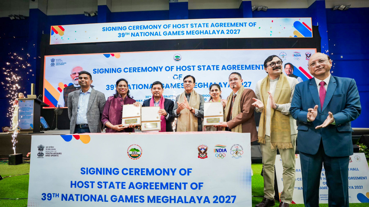 Meghalaya to host 39th National Games 2027 as CM Sangma signs Host State agreement