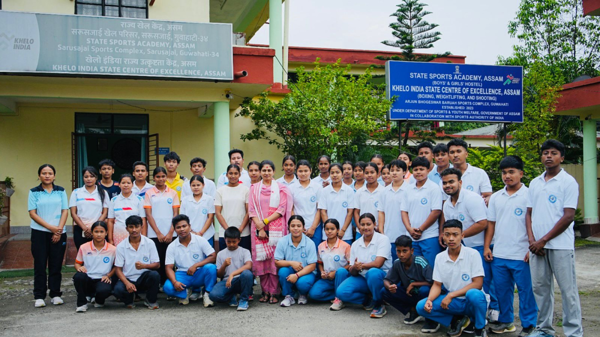 MoS Raksha Khadse reviews sports science facilities at KISCE Assam and High Performance Centre in Gu