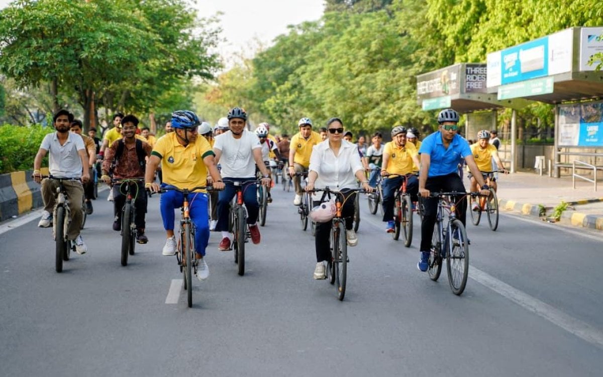 Recreational activities, fun sports zone adorn 74th edition of Fit India Sundays on Cycle