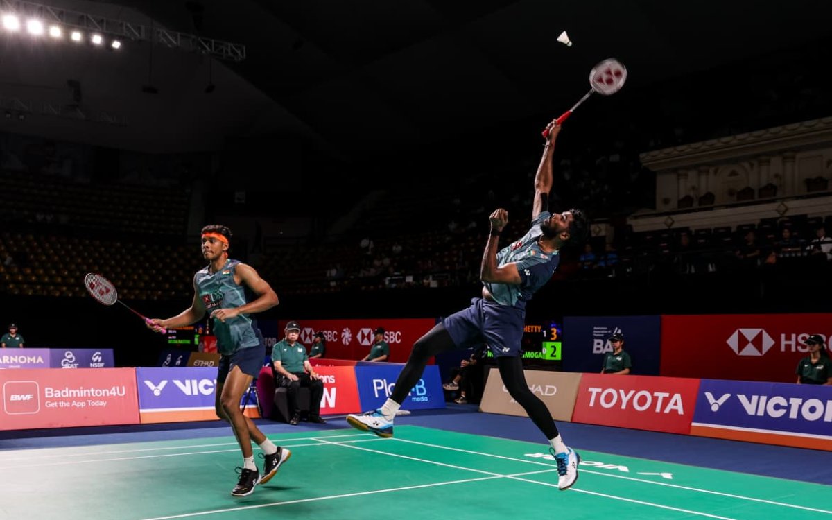 Thailand Open: Satwik-Chirag enter semis; Sindhu loses to Yamaguchi