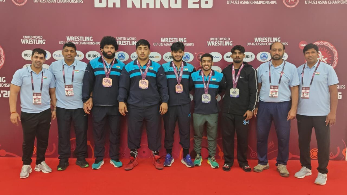 U23 Asian Wrestling C'ships: Suraj and Sagar win silver as India secure five Greco-Roman medals (ld)