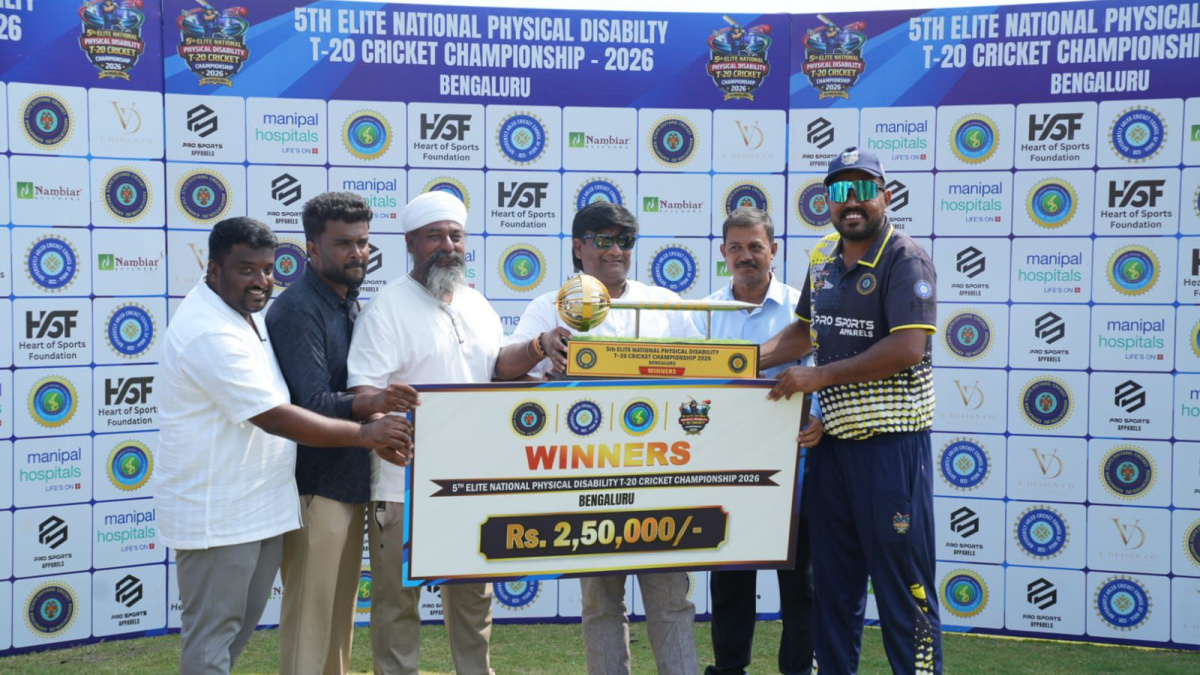 Uttar Pradesh crowned champions of National Divyang T20 Cricket C'ship 2026
