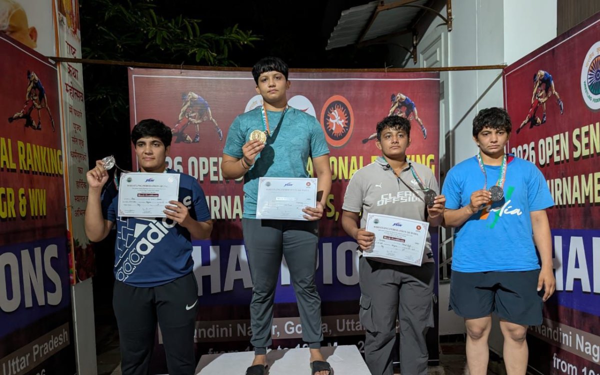 WFI announces women's final standings as Sr. Open Ranking Tournament ends