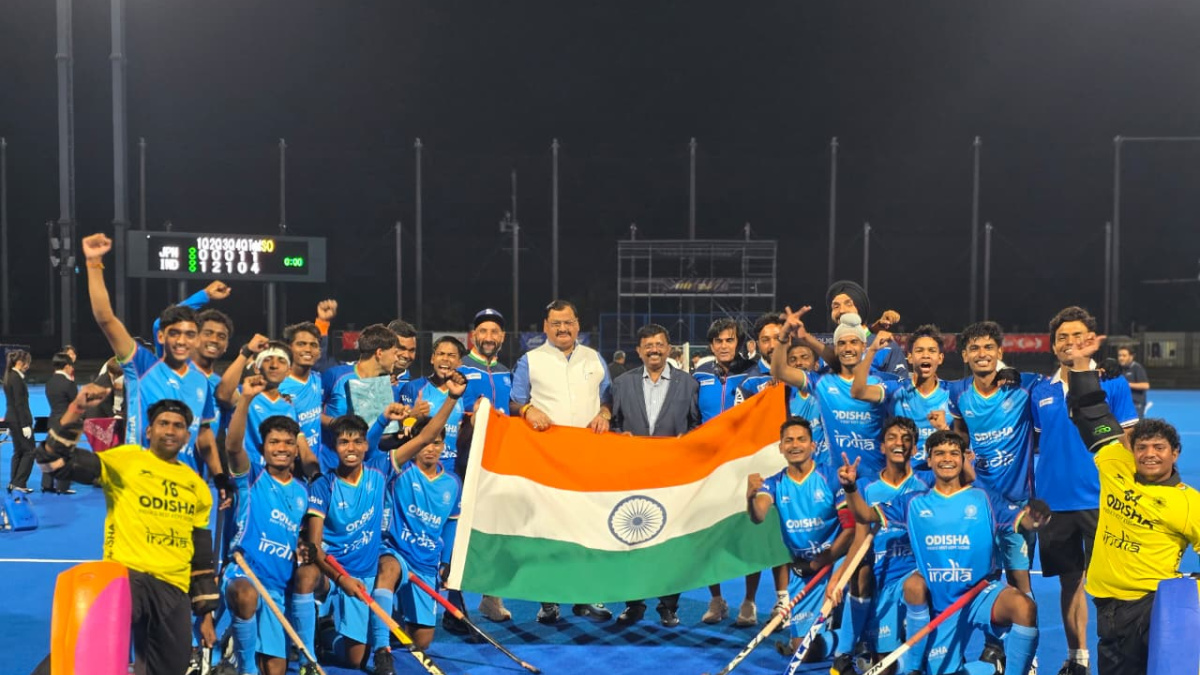 Ashish Tani Purtis hat-trick powers India to gold in Mens U-18 Asia Cup