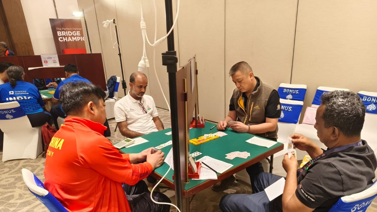 Asia Cup Bridge: India seniors storm into final after dramatic comeback; eight Indian pairs progress