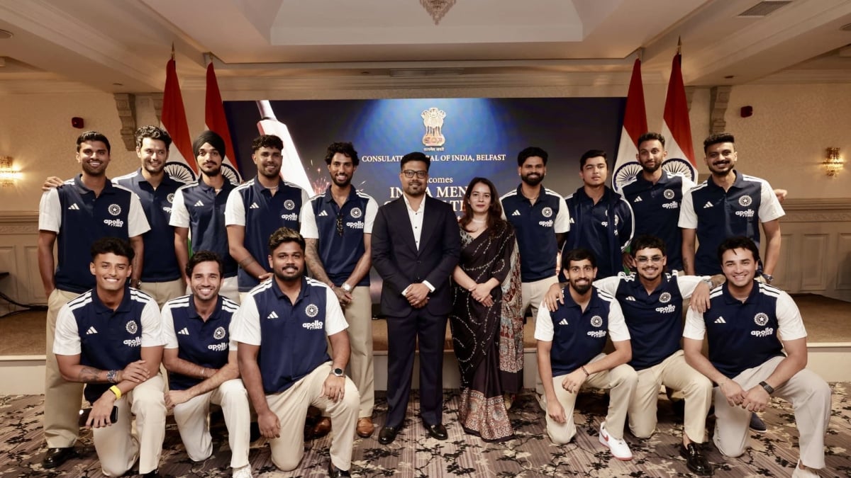 Belfast City Hall lights up in Tricolour as CGI hosts special reception for Team India