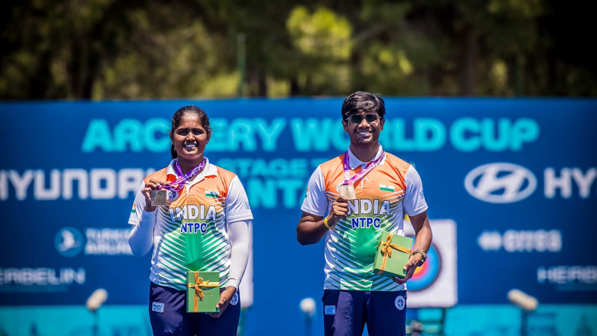 Dhiraj strikes individual gold, completes golden double for India at Archery World Cup