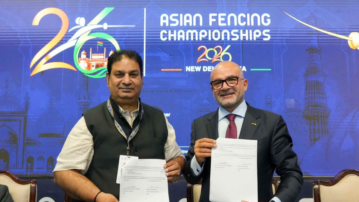 International Fencing Federation and FAI sign MoU to promote fencing in India ahead of LA28