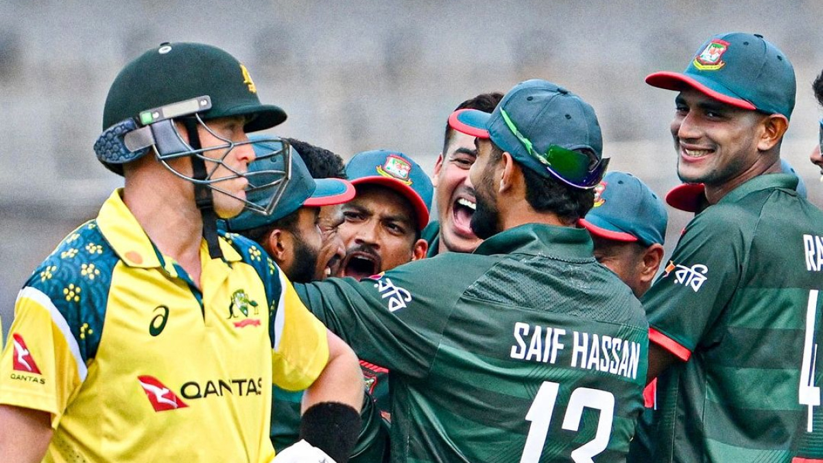 Mosaddek Hossain and Nahid Rana star as Bangladesh beat Australia after 21 years in ODI cricket