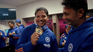 Richa Ghosh clinches Impact Fielder award for T20I series against England