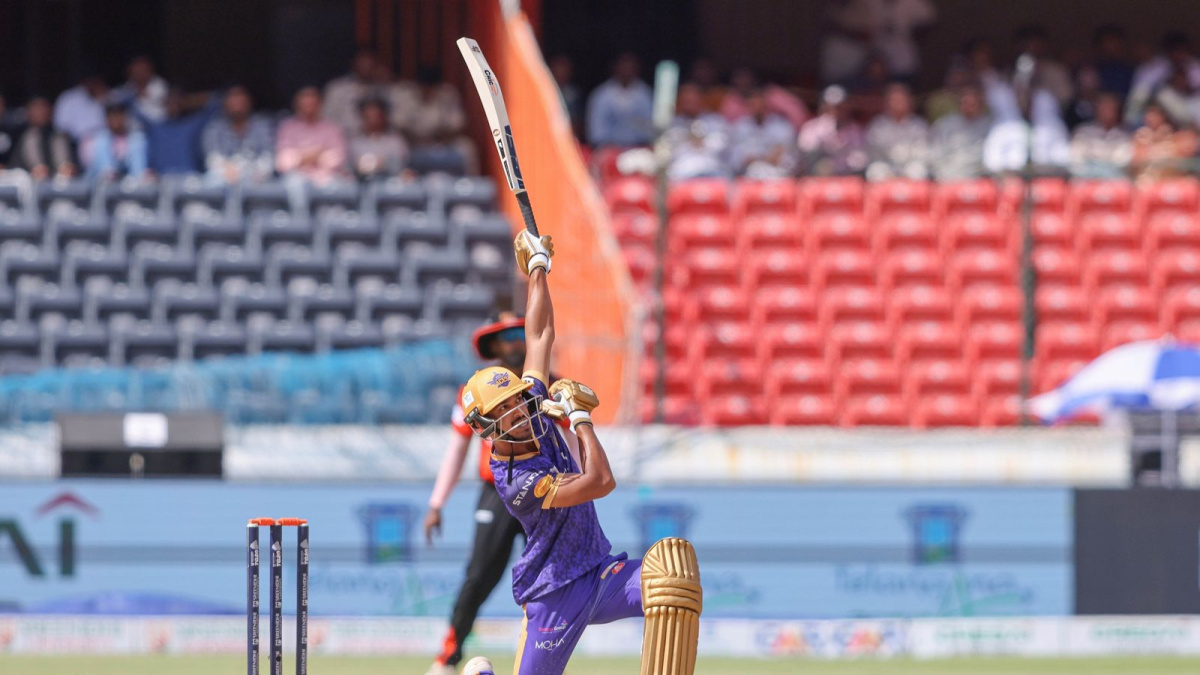TG20 Season 1: Harshit Choudhary carries his bat with unbeaten 121, powering Warangal Warriors to fi