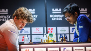 The label ‘impraggnable’ is beginning to stick: Anand Mahindra hails Pragg after historic Carlsen wi