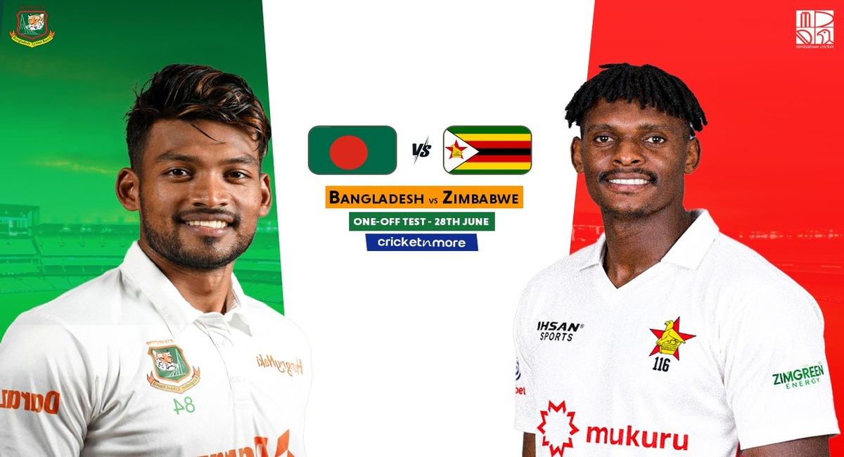 ZIM vs BAN One-off Test Prediction, Match Preview And Playing XI