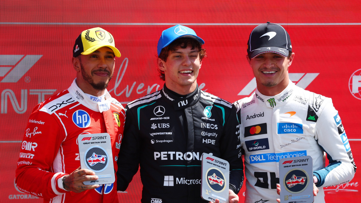 Formula 1: Antonelli beats Hamilton to win British GP sprint
