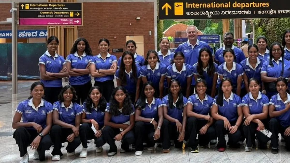 Indian junior women’s hockey team departs for UK exposure tour