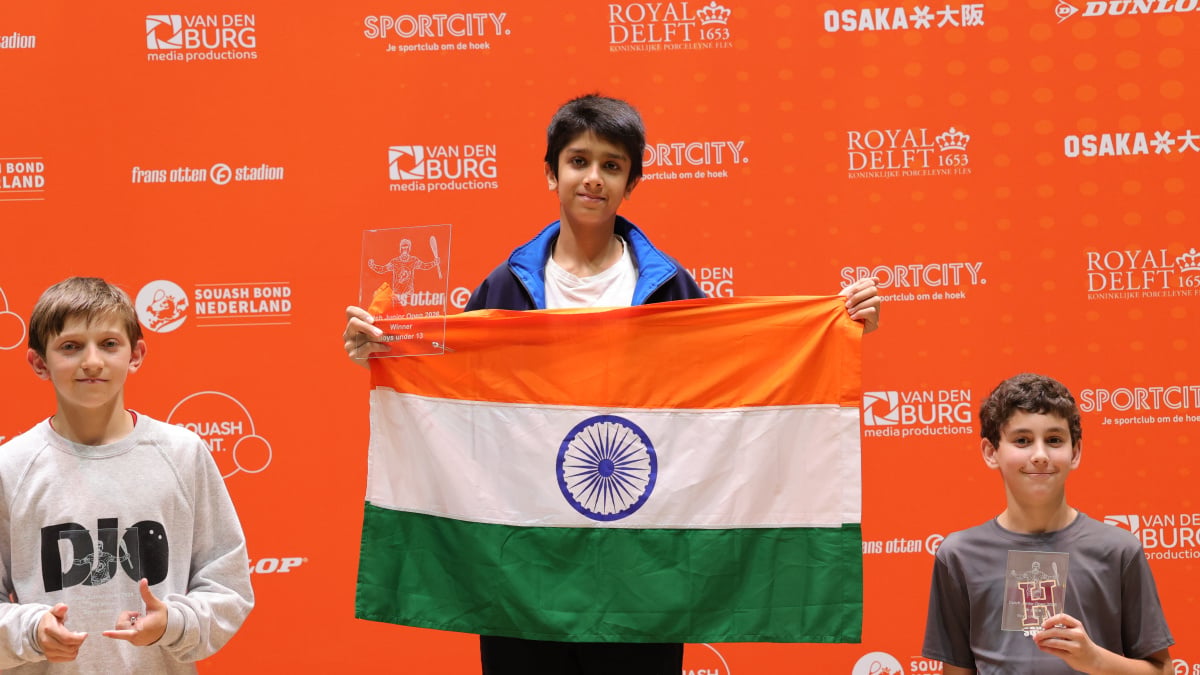 Indian squash prodigy Amarya Bajaj clinches Dutch Junior Open U-13 title