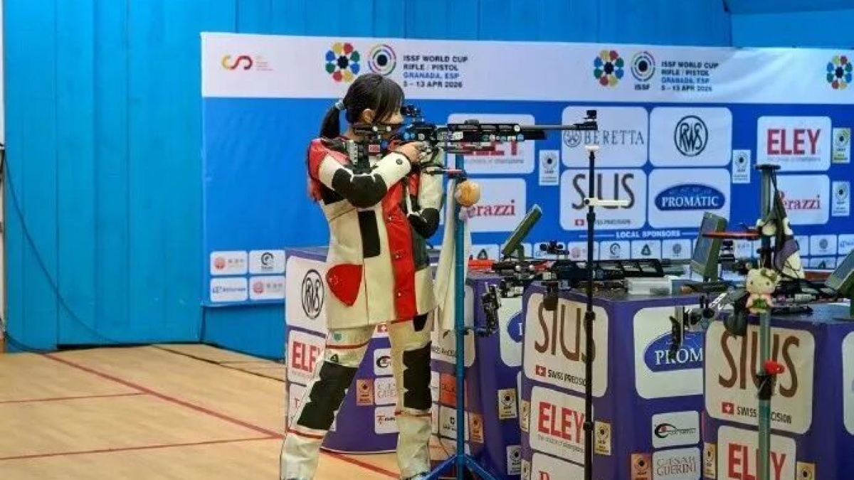 ISSF Shooting: Olympic champs Sheng, Zhang finish 1-2 in mens 10m air rifle final at World Cup (Ld)