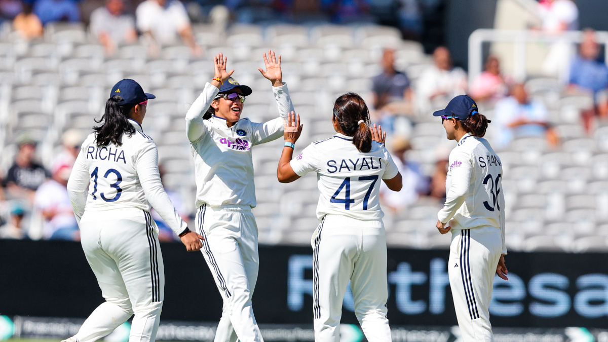 One-off Test: Satghare, Gaud, Rana pick two scalps each, take India on doorstep of historic win