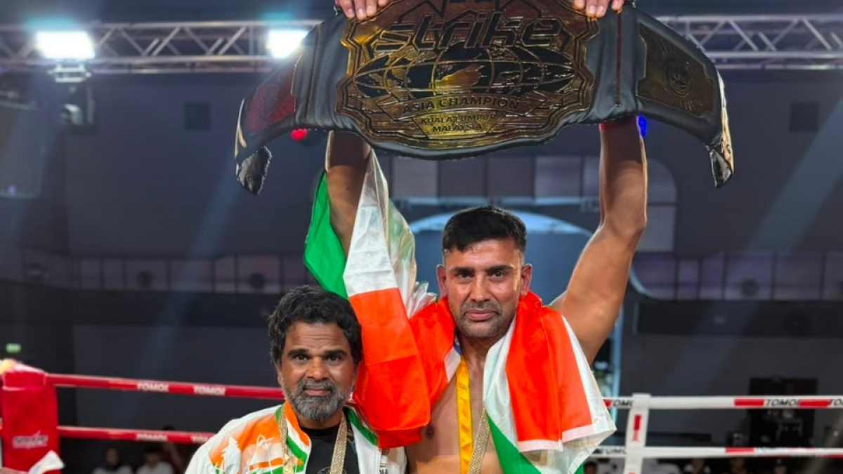 Sangram Singh becomes first Indian to win Asian Championship title after defeating Pakistani fighter