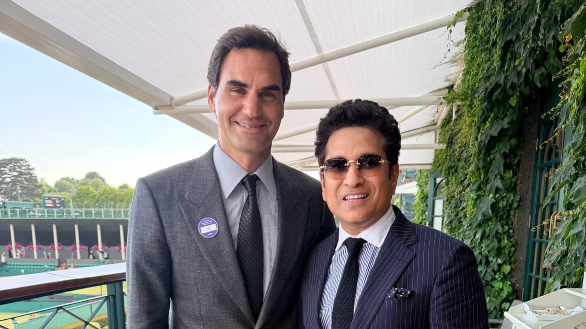 Some rallies never end: Sachin Tendulkar pens note to Roger Federer after Wimbledon reunion