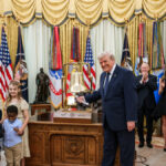 Trump defends FIFA review of red card