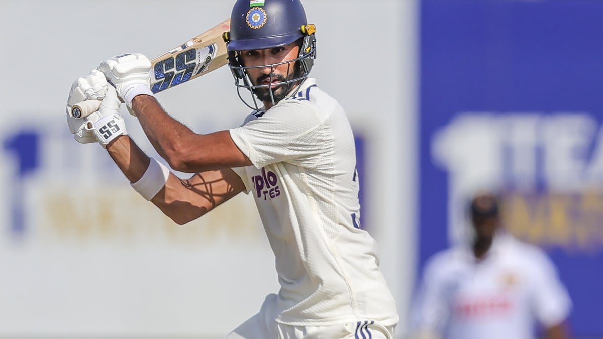 1st Test: Padikkals maiden Test century helps India dominate proceedings against Sri Lanka