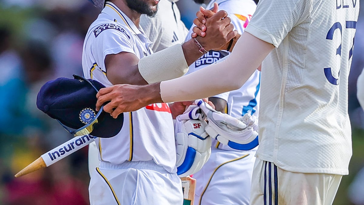 2nd Test: Dinusha’s unbeaten 133 helps Sri Lanka seal hard-fought draw against India (ld)