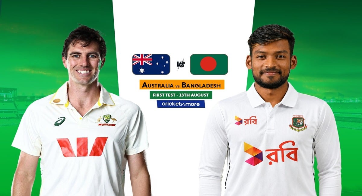 AUS vs BAN 1st Test Prediction, Match Preview And Playing XI