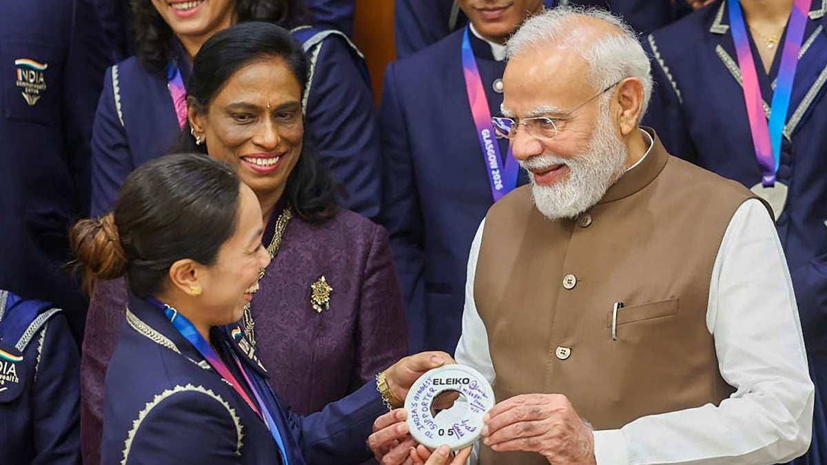 ‘Couldn’t stop crying’: Chanu opens up to PM Narendra Modi on emotional CWG gold