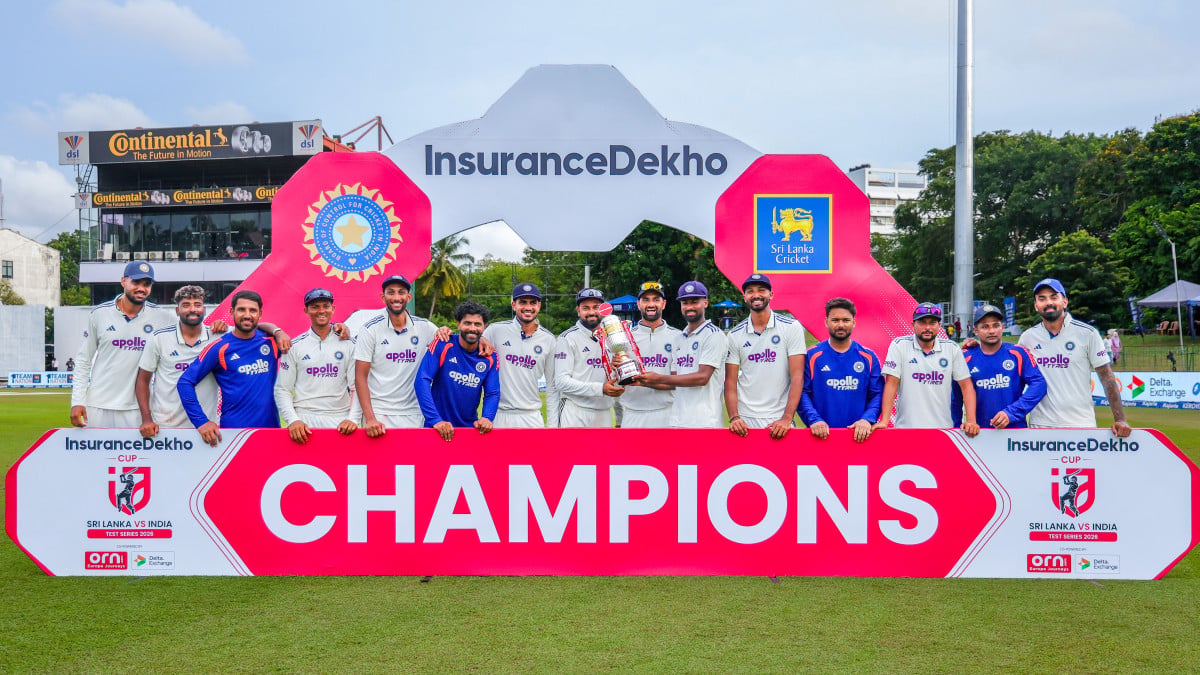 Despite a 1-0 series win over Sri Lanka, India stay in fifth spot in WTC standings
