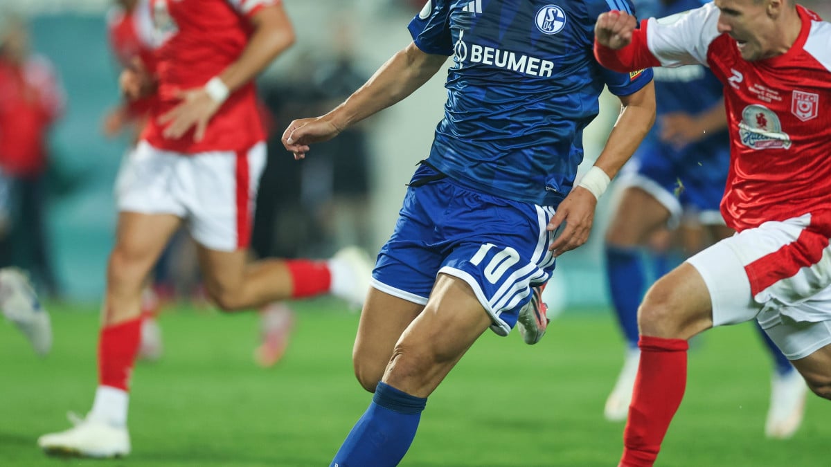 Dzeko shines as Schalke survive scare in German Cup